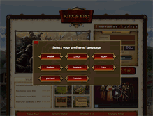 Tablet Screenshot of kingsera.com